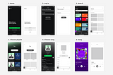Wireframing an app: Spotify