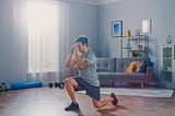 5 ways to do workouts in a small space in your living room!