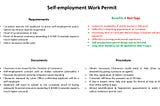 Italy’s self employment visa in one slide