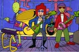 Cartoon Band of the series “Doug”