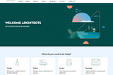 Picture of architect.salesforce.com home page