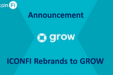 ICONFi Rebrands to GROW