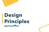 Putting Design Principles into Practice