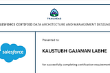 Tips to pass your Salesforce Certified Data Architecture and Management Designer exam