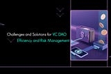 Challenges and Solutions for VC DAO.
