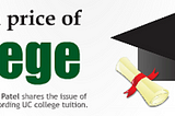The high cost of college tuition