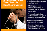 Got Stress In Your Healthcare Career?