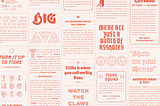 The Value of Multi-Typeface Design