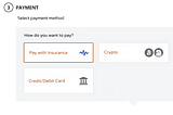 Tap to pay with insurance