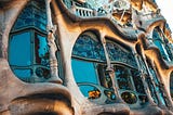 Casa Batlló, house designed by Gaudí