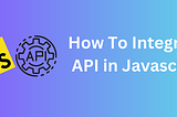 API-in-Javascript