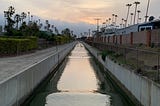 The Flood Channel in Ventura, CA. Photo by author, Mark Tulin