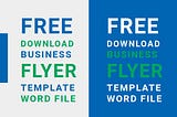 Free Download Business Flyer Templates Word Document