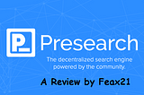 Presearch — The Decentralized Search Engine powered by the community