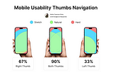 Thumb Navigation: in Mobile Usability UX Research.📱👍
