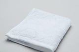 cotflex washcloth 100% cotton white 12x12