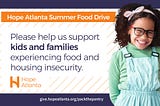 Summer break is tough for low-income families. Help Pack the Pantry to meet clients’ basic needs.