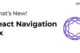 React Navigation 6.0