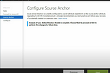 What to use as the sourceAnchor attribute in Azure AD Connect