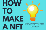 How to make a NFT