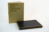 photo of the World Geo-Graphic Atlas and slipcase