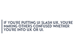 UI slash UX designer