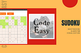 Sudoku- Backtracking algorithm and visualization