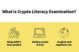Take the Crypto Literacy Examination (CLE) and get your NFT!