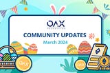 Hi OAX community,