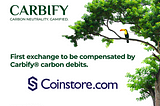 First Crypto Exchange to be Carbon Compensated by Carbify!