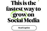 How to create and manage an effective Instagram Creator account (Growth Hack)