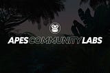 Apes Community Labs — a new initiative launched by Elrond Apes