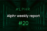 Weekly Report #20