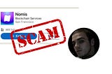 Nomis — A scam Project founded by Nikolay Chebotov a well-known European Scammer