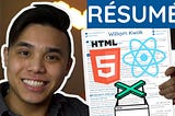 Making a Resume in HTML or React