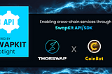 Powered by SwapKit Spotlight: CoinBot 🤝