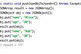 Caution while Pushing JSONObject to a JSONArray