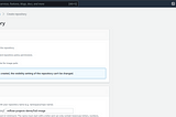 Creating a ECR public repository for storing the docker container of the full image, i.e. env plus project code for the MLflow project