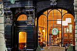 Starbucks, Leicester Square, London England