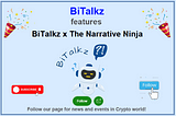 BiTalkz x The Narrative Ninja Partnership Giveaway