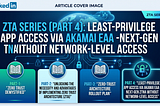 Part 4: Least-Privilege App Access via Akamai EAA. The Next-Gen ZTNA Without Network-Level Access.