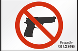 No Guns Allowed … Really?!