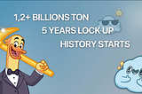 More than $2.8 billion to be frozen for 5 years!!!! TON