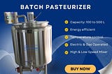 🔥 Introducing our new Batch Pasteuriser! 🥛🍦