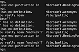 pip installed vale. what next?