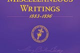 [EBOOK][BEST]} Miscellaneous Writings 1883–1896