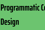 Vue 3 Programmatic Component Design
