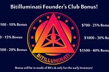 Announcing the Bitilluminati Founders Club, Only 3 Days Left For BIC-ICO Sale End!