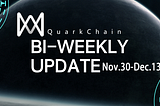 Résumé du Bi-Weekly Project Progress Report de QuarkChain: Nov.30 — Dec. 13, 2018