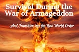 New Book Survival During the War of Armageddon and Transition into a New World Order now available